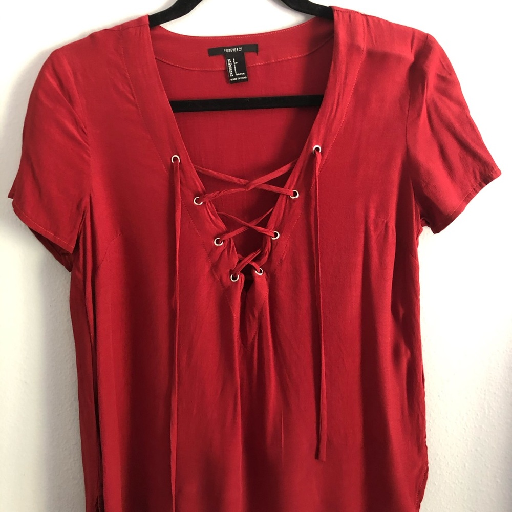 Burnt Orange Blouse
